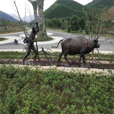 玻璃鋼農(nóng)耕雕塑哪里有圖片