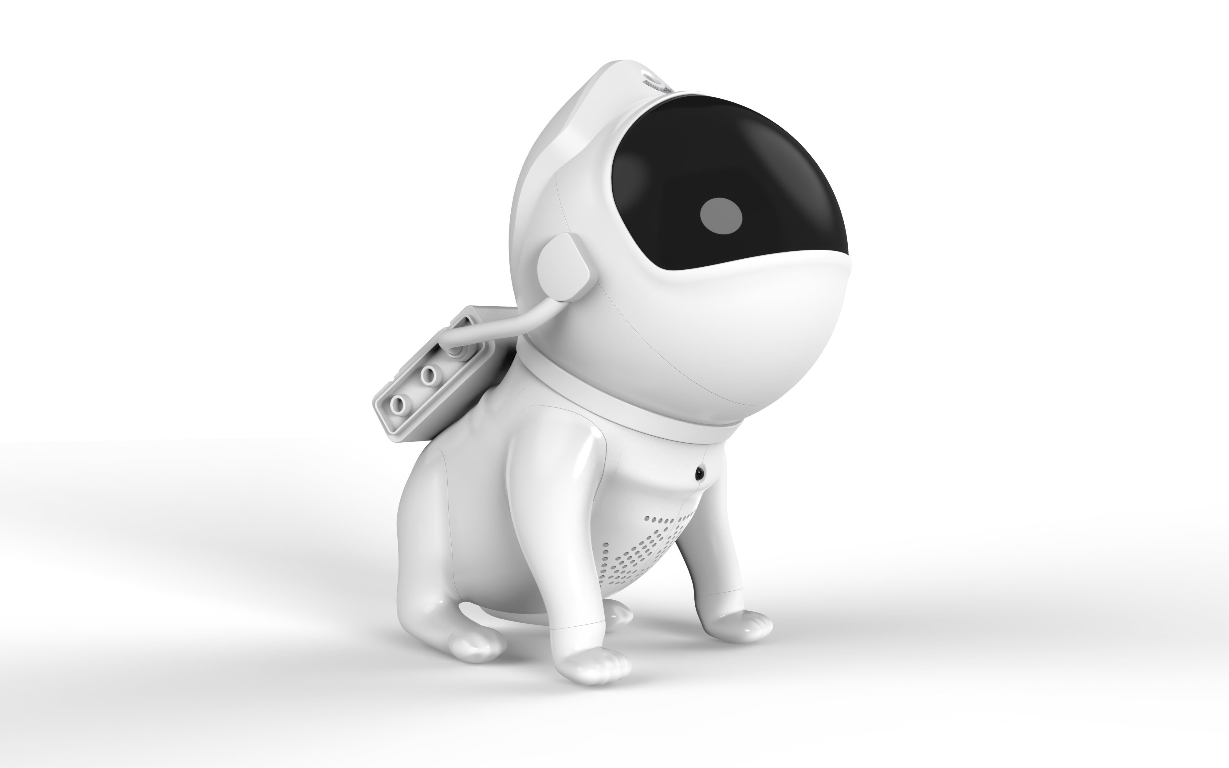 新款太空狗音樂星空投影燈 藍牙音箱WiFi智能白噪音臥室氛圍燈