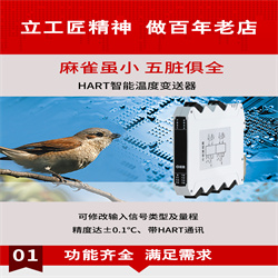 HART智能温度变送器（圆卡）图片