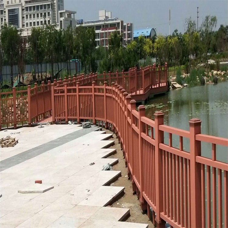 木塑戶外欄桿圖片/木塑戶外欄桿樣板圖 (4)