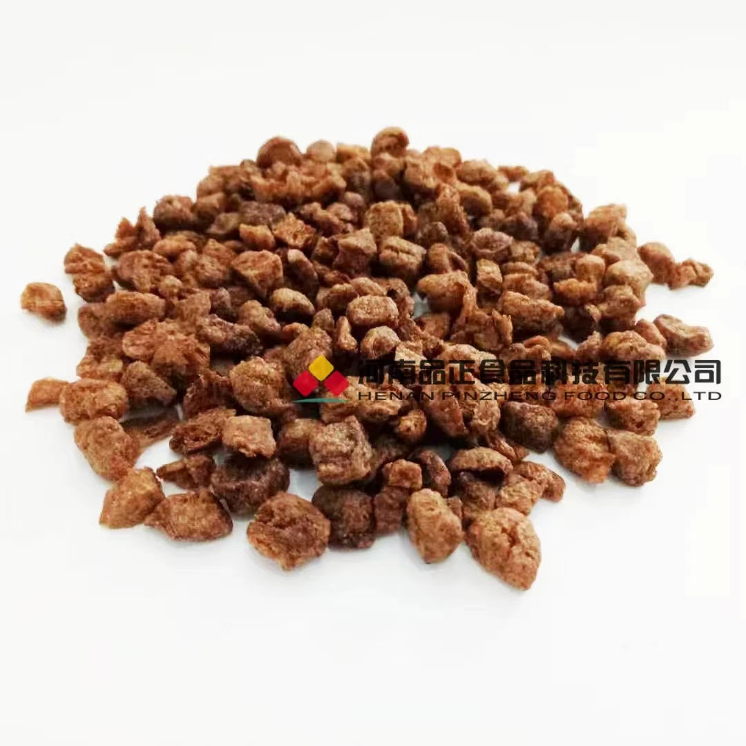 工廠定制生產(chǎn)調(diào)味膨化植物蛋白粒植物基人造肉粒肉制品替代肉制品 調(diào)味膨化植物蛋白粒圖片