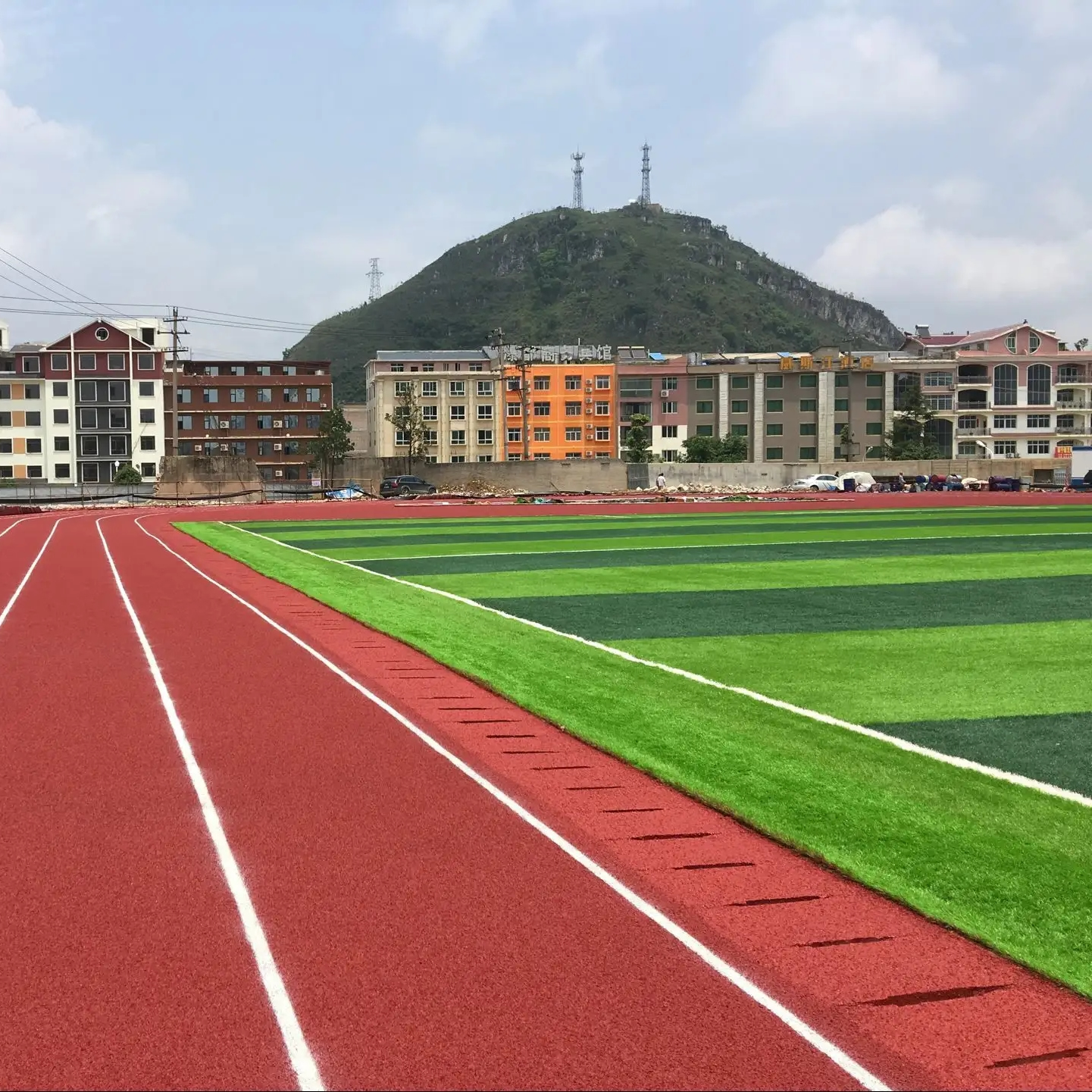 塑膠運動場鋪設圖片/塑膠運動場鋪設樣板圖 (2)