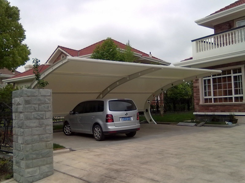 家用小車車棚圖片/家用小車車棚樣板圖 (4)