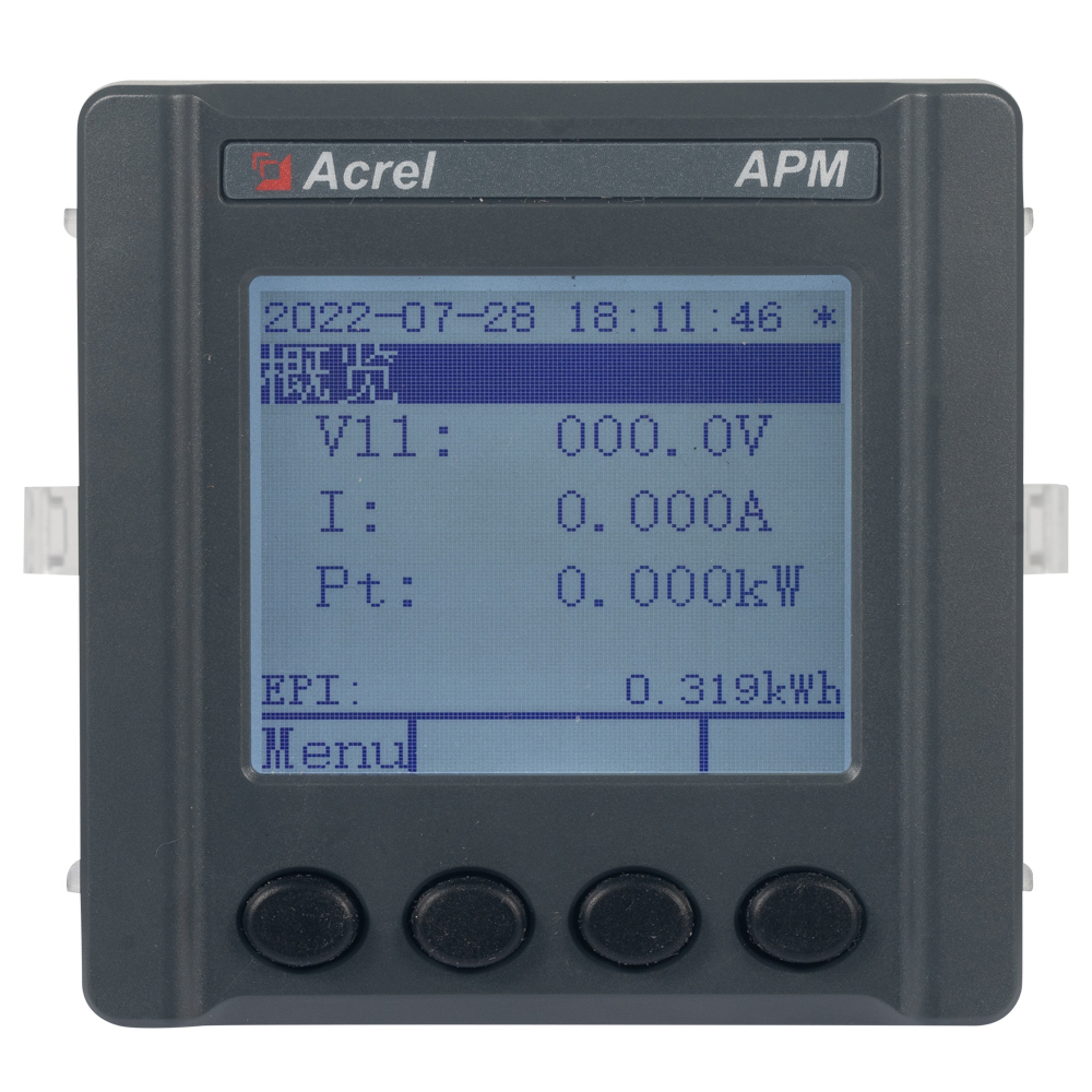 安科瑞中英文切换显示仪表基波电压电流带Profibus-DP通讯APM830高精度电表图片