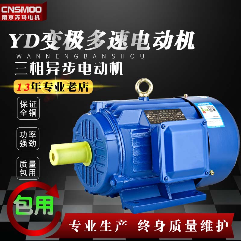 YD雙速變速電機(jī)圖片/YD雙速變速電機(jī)樣板圖 (1)