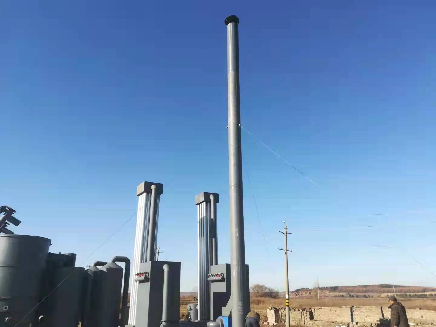 生活垃圾高溫熱解爐雙天圖片