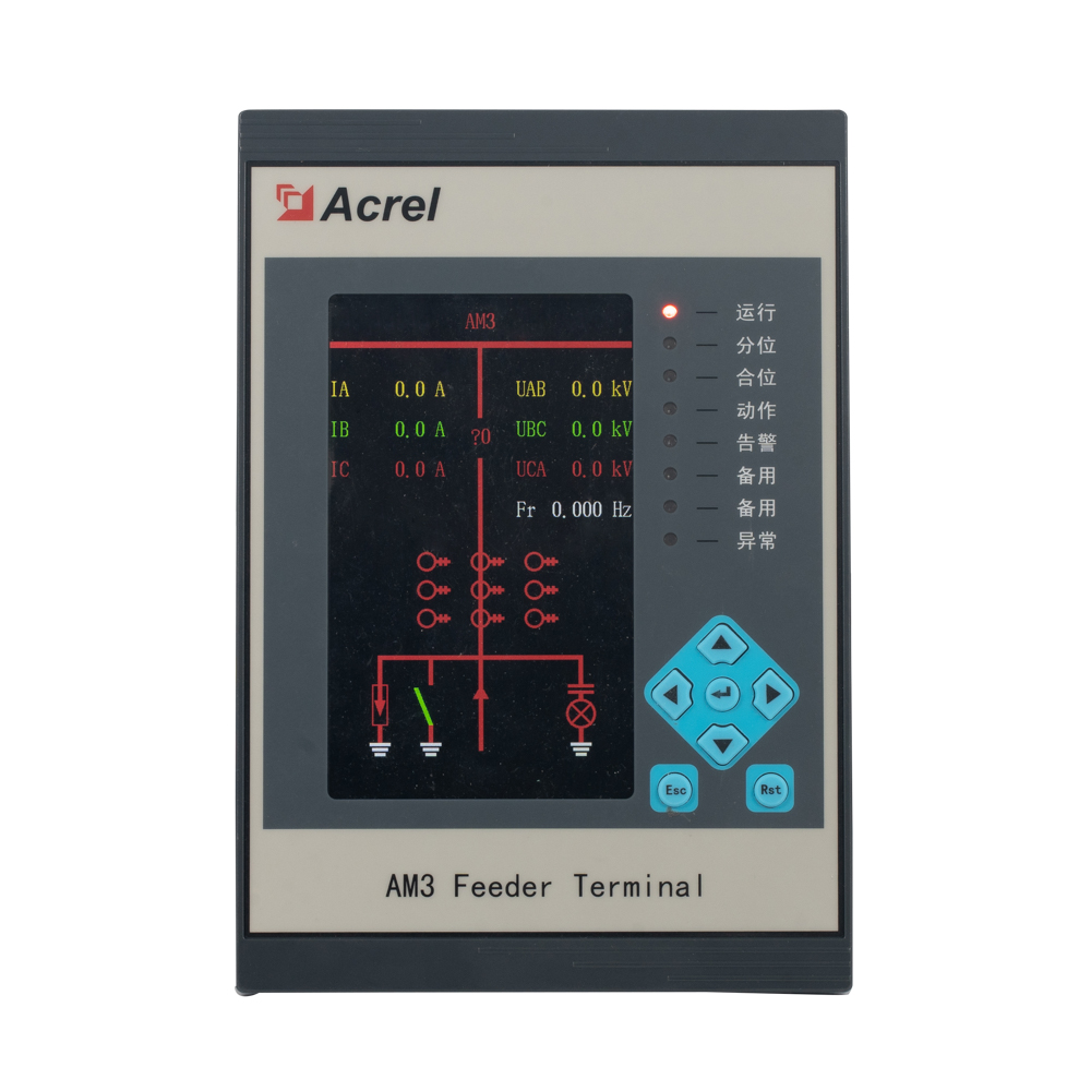 安科瑞AM3-I微机保护装置 电压型 谐波闭锁 断路器遥控分/合闸操作图片