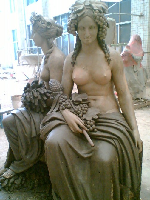 鑄銅人物雕塑圖片/鑄銅人物雕塑樣板圖 (2)