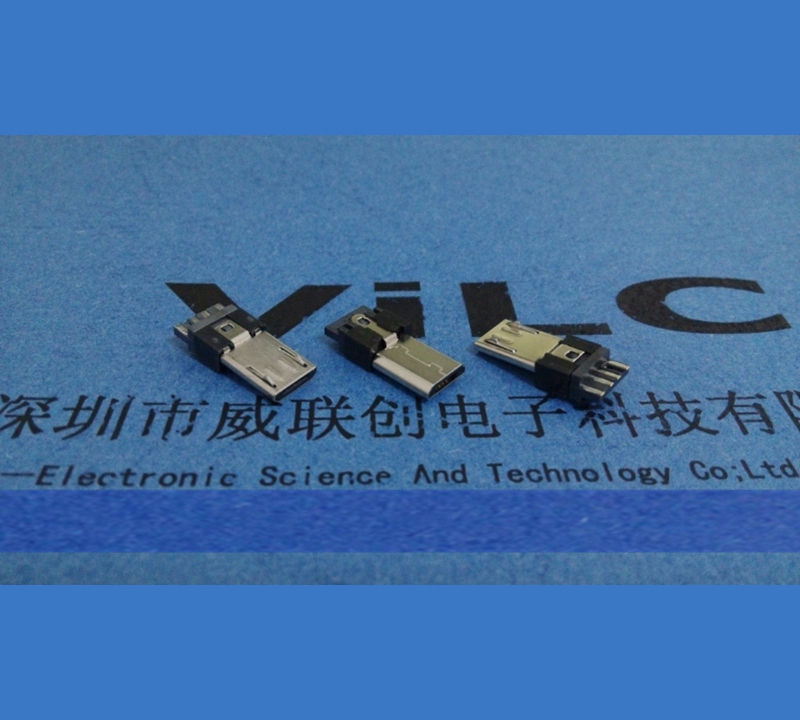 MICRO 5P USB焊线式公头图片