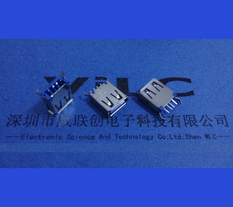 A母180度USB連接器圖片/A母180度USB連接器樣板圖 (4)
