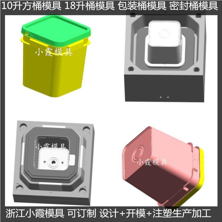 涂料桶注塑模具圖片/涂料桶注塑模具樣板圖 (2)