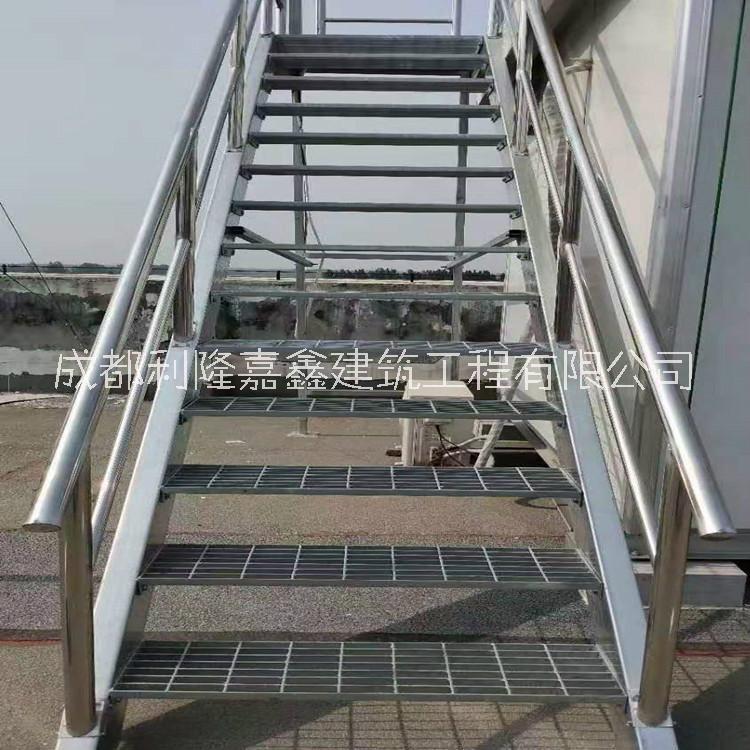 成都鋼樓梯定做圖片/成都鋼樓梯定做樣板圖 (1)