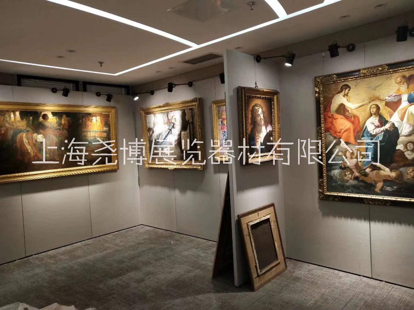 供应上海无缝展板出租，无缝板租赁，无缝艺术展墙，挂画展墙安装 无缝书画展板图片