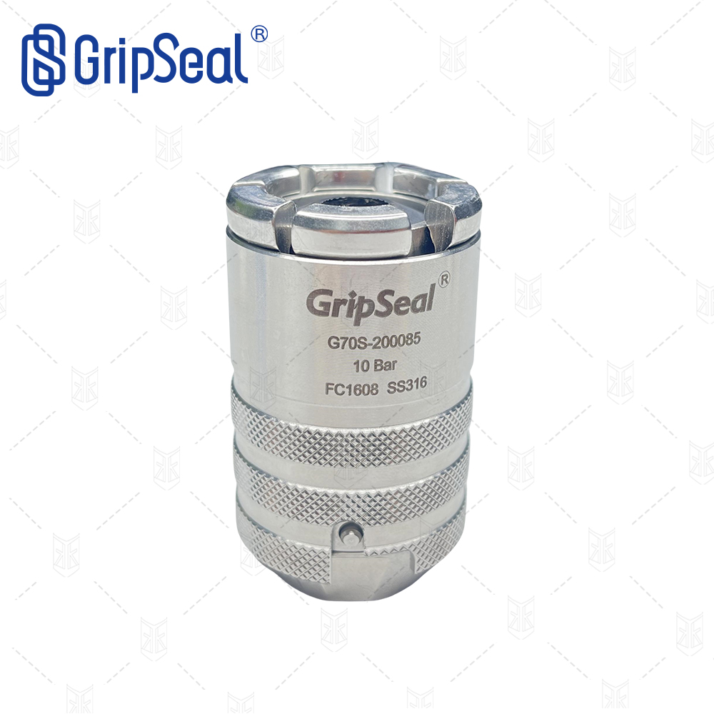 G70S系列小主體迷你型氣液兩用快速接頭 格雷希爾GripSeal不銹鋼快速連接器
