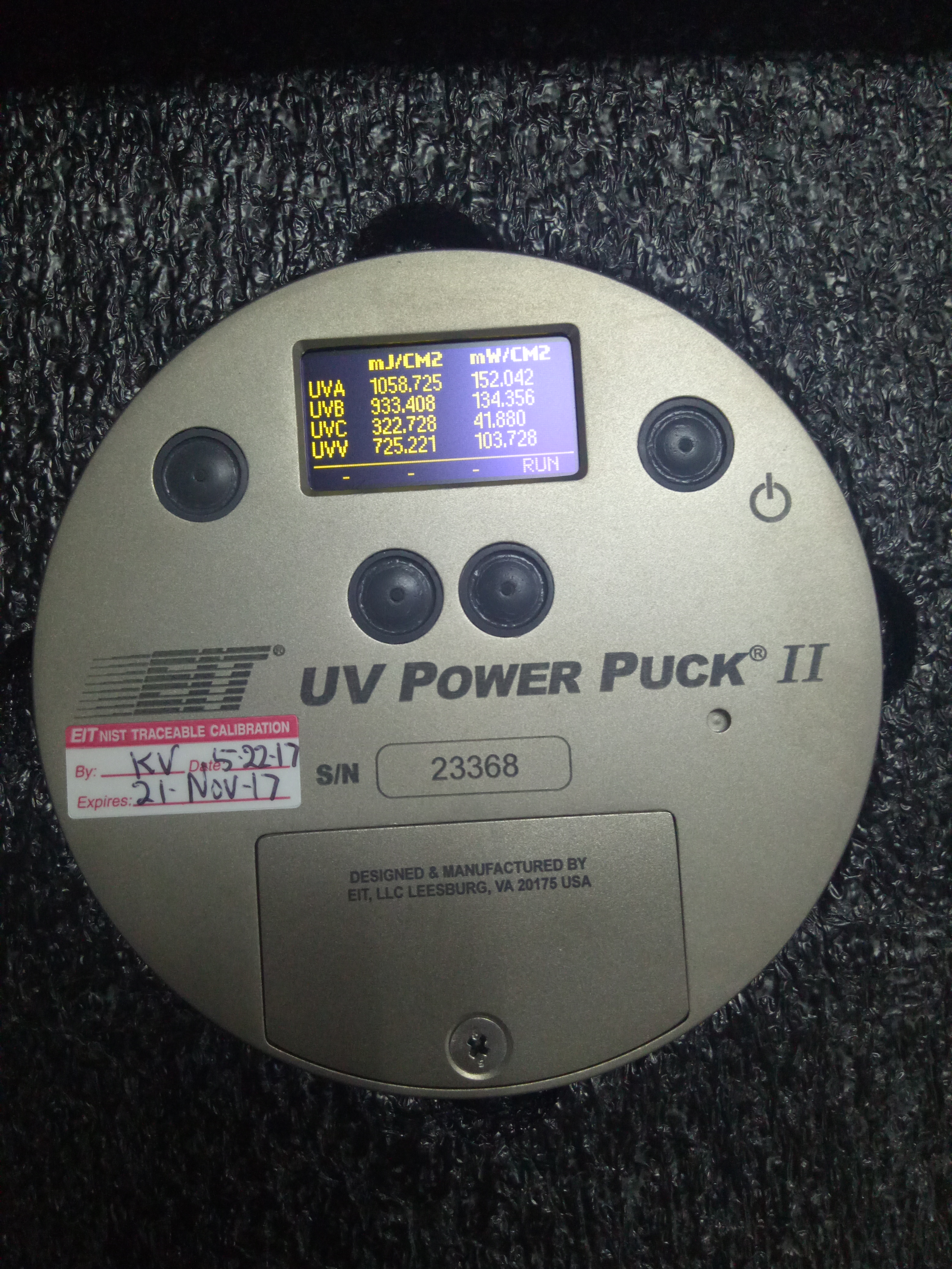 美国EIT UV Power Puck II四通道能量计美国EIT UVICURE Plus Ⅱ能量计图片