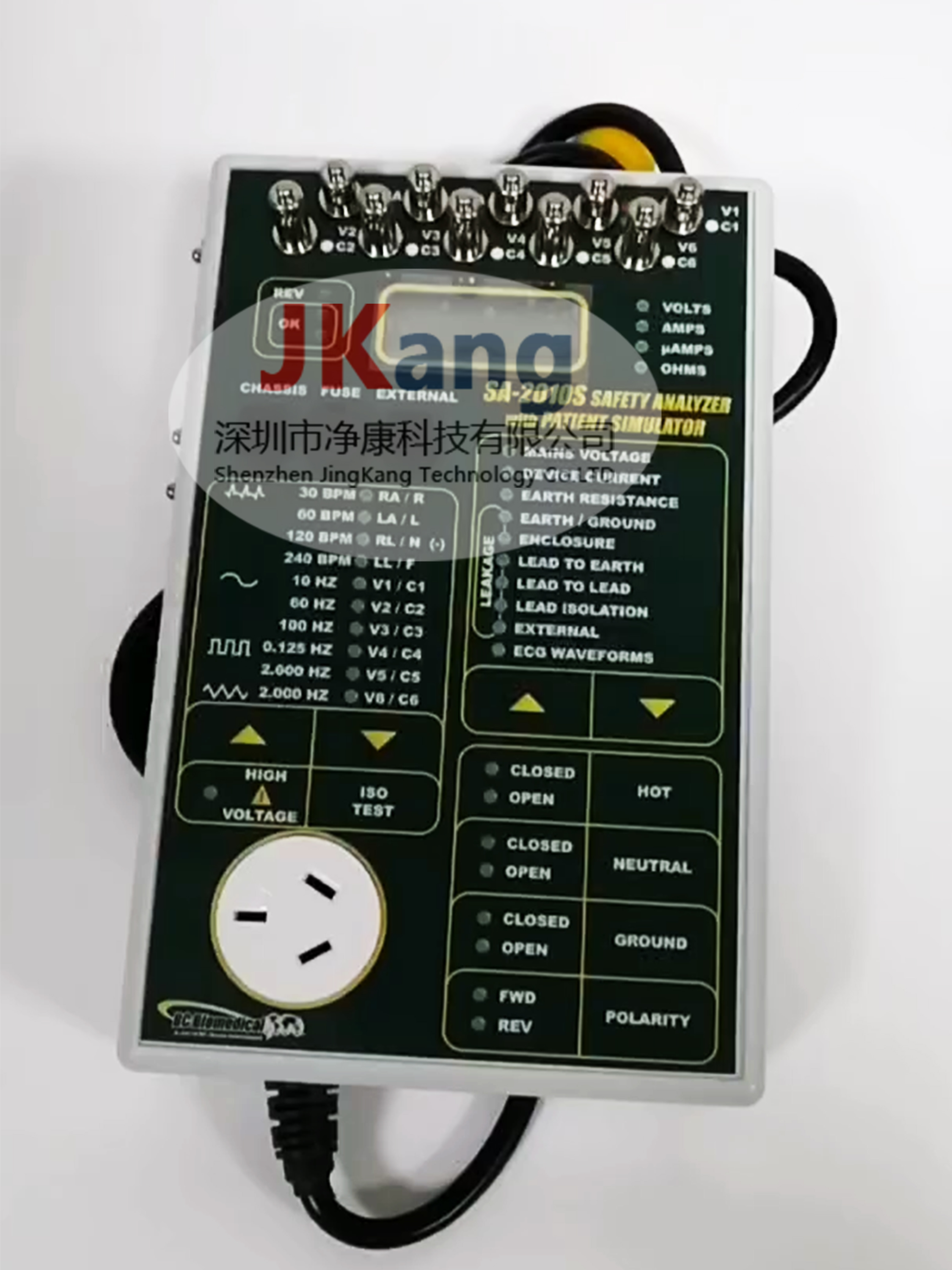 美國BC SA-2010S醫(yī)用安規(guī)測試儀圖片/美國BC SA-2010S醫(yī)用安規(guī)測試儀樣板圖 (3)