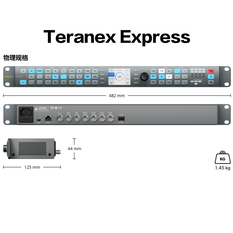 Blackmagic Design Teranex Express 广播级上下交叉变换视频格式转换器