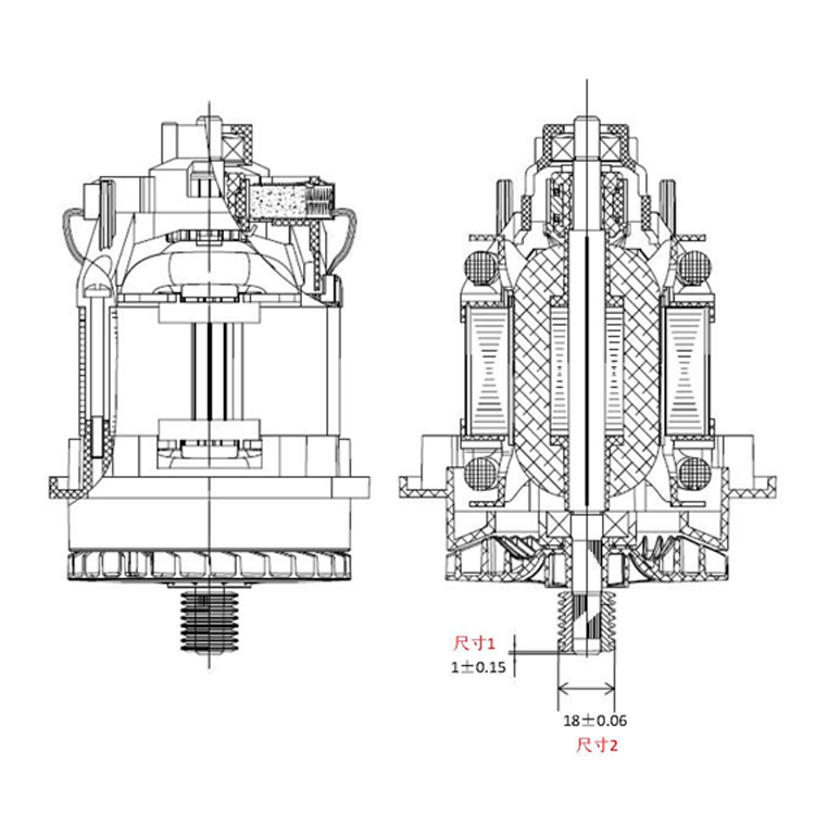 230V94园林工具电机铜包铝线电机230V94园林工具电机铜包铝线电机_单相串激串励交流割草机电机_苏州割草机电机供应商