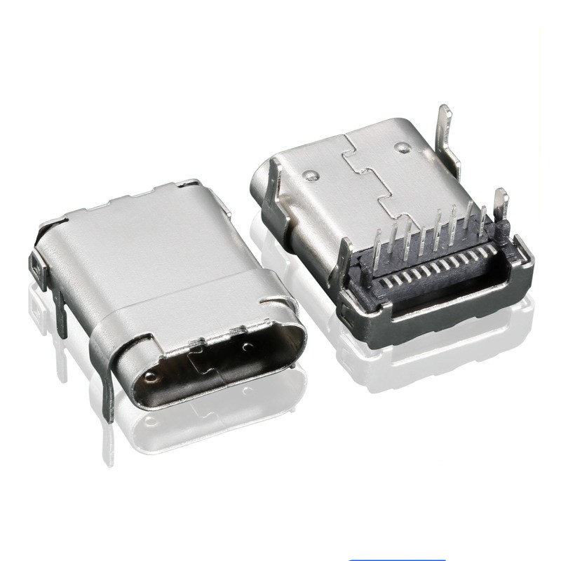 板上Type-C 24Pin母座圖片