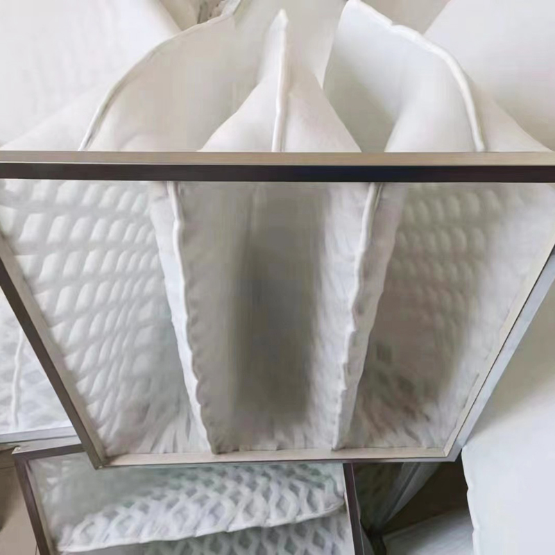 烤漆房漆霧袋式空氣過濾器-山東初效過濾網(wǎng)廠家-價格【藍色天空凈化設備(山東)有限公司】