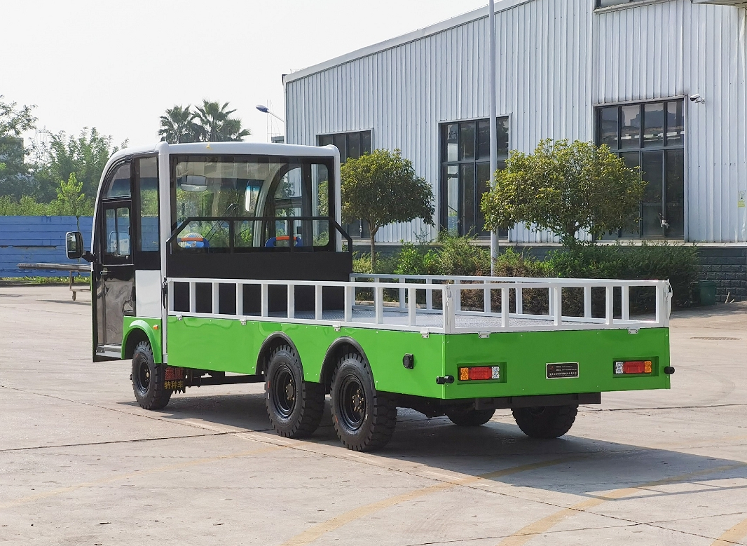 電動貨車帶擋雨門（YCH32-3T） 廠區(qū)電動牽引轉(zhuǎn)運貨斗車