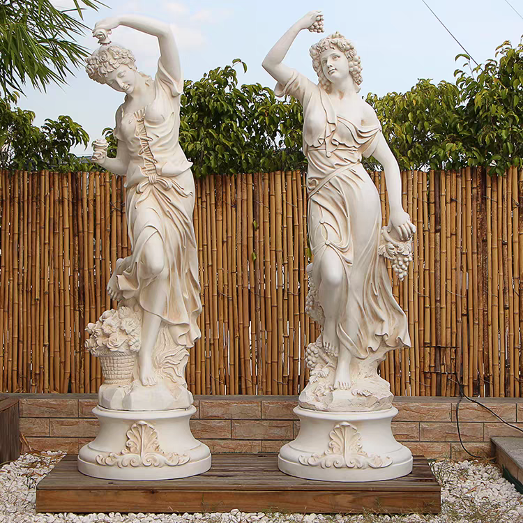 河北四季女神雕塑價格-廠家價格-多少錢【曲陽縣誠信宏久雕刻廠】