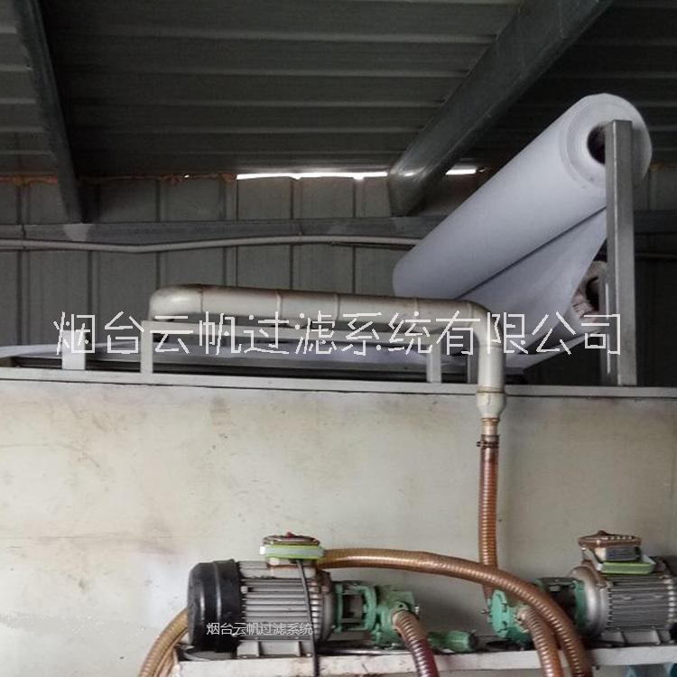 采用雙層濾紙的平網(wǎng)式紙帶過(guò)濾機(jī)