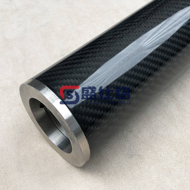 鋰電碳纖輥軸 高精度高模量 輕量化碳纖維輥