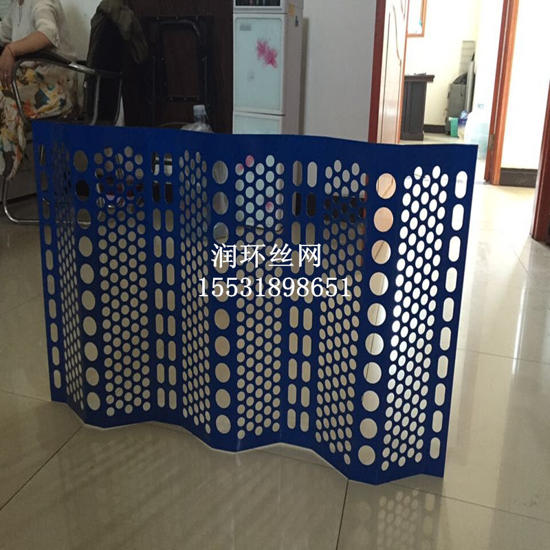 供應煤場防風抑塵網鍍鋅板擋風抑塵墻藍色防塵網