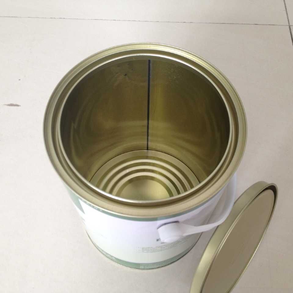 供應(yīng)上海旭科5L圓罐5L涂料桶彩印定制防銹油漆桶馬口鐵桶水性漆*