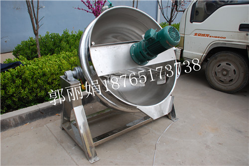 供應夾層鍋帶攪拌夾層鍋，可傾夾層鍋醬