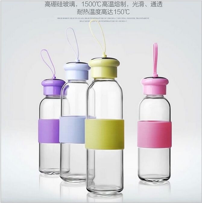 供應(yīng)創(chuàng)意便攜酷帥玻璃杯旅行杯透明杯