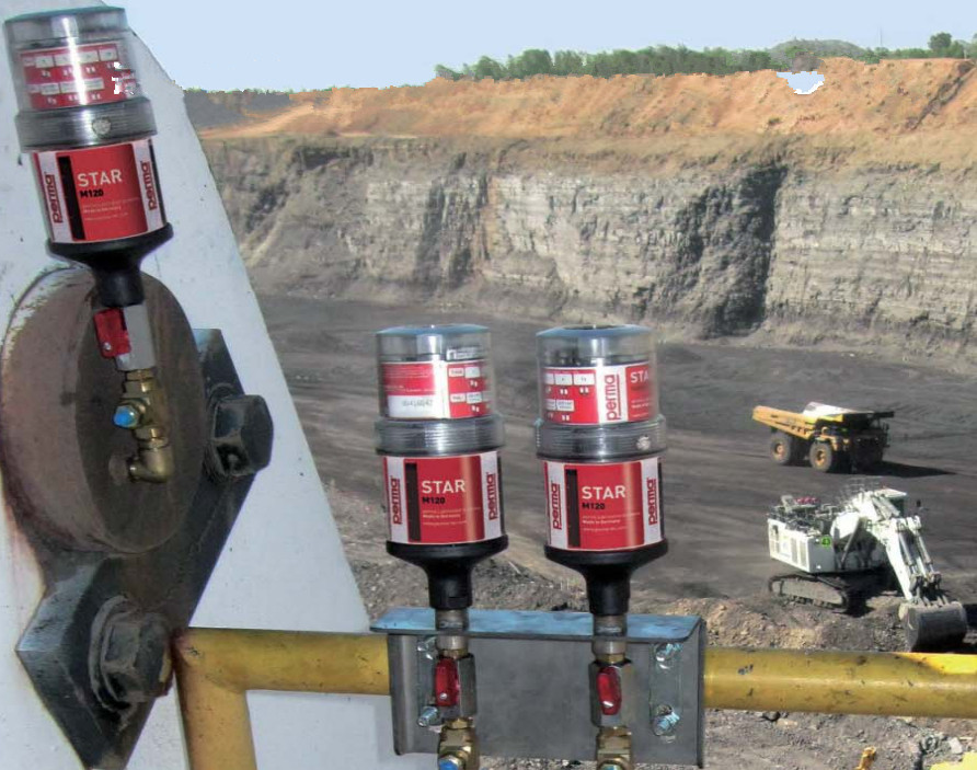 供應用于化工設(shè)備部件的perma STAR電機驅(qū)動型單點加脂器