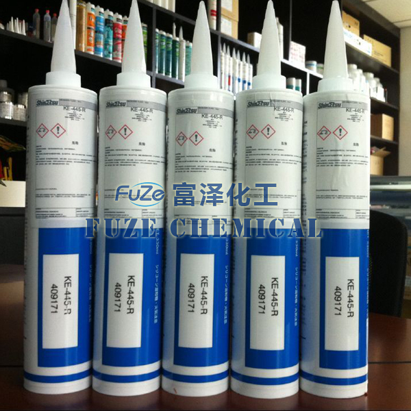 信越KE-445-R灌封硅膠 低粘度 ShinEtsu 330ml 紅色