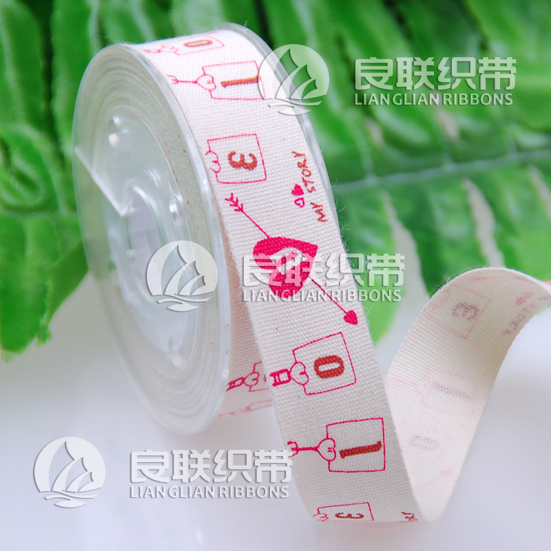 供應(yīng)棉帶織帶印刷，彩色絲帶廠家定制織帶