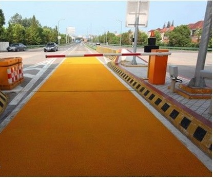 四川成都彩色防滑路面、城市綠道、ETC彩色車道防滑耐污路面、高速公路減速防滑帶、彩色瀝青、彩色路面