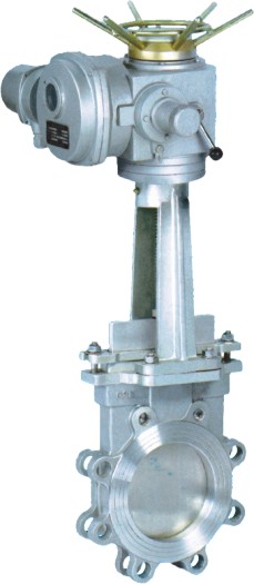 供應(yīng)電動單夾式刀型閘閥/美標(biāo)刀閘，單夾式電動刀型閘閥,凸緣電動刀型閘閥,單夾式凸緣電動刀型閘閥