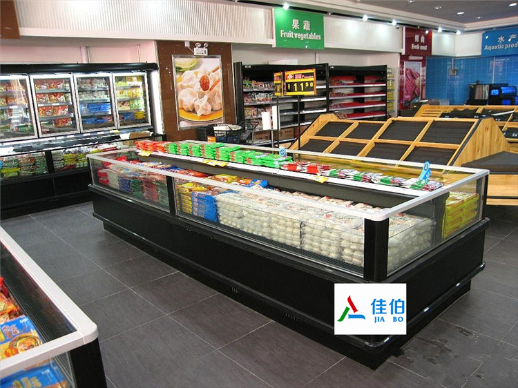 供應(yīng)水餃湯圓展示柜 江西哪里有賣(mài)雙島柜的 超市雙島柜定做 風(fēng)冷水餃元宵展示柜