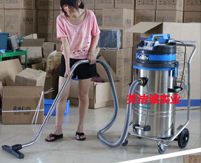 供應(yīng)凱德威DL-3078P吸鐵屑工業(yè)吸塵器手推著吸煤粉碎紙片工業(yè)用吸塵器