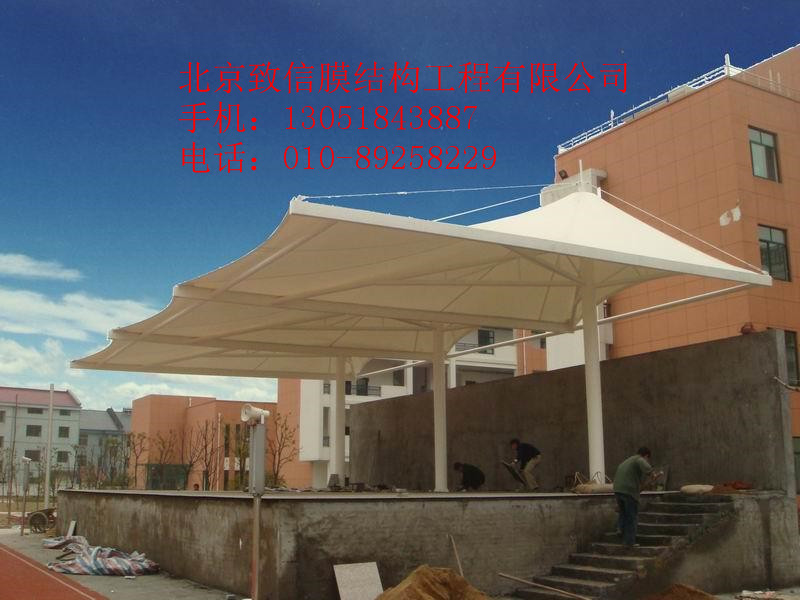 北京宣武區(qū)學校領操臺膜結(jié)構(gòu)制作安