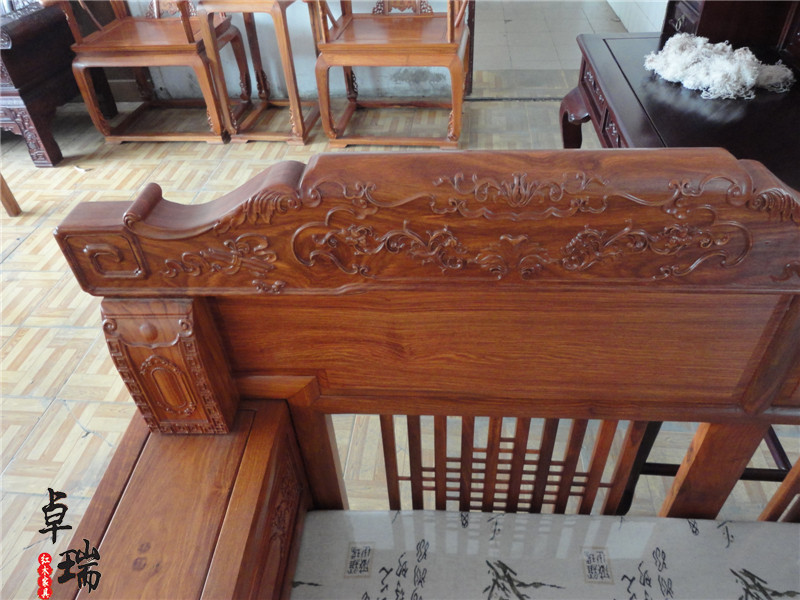 供應(yīng)紅木家具大吉祥沙發(fā)*花梨客廳沙發(fā)組合正品 明清古典廠家直銷