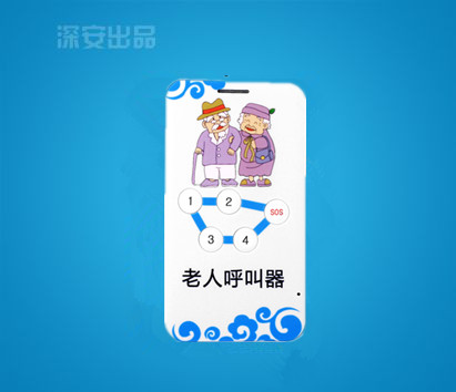 供應(yīng)用于的居家養(yǎng)老呼叫器，社區(qū)老人呼叫系統(tǒng)