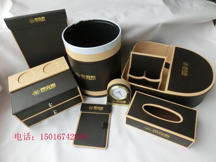 供應(yīng)重慶工廠批發(fā)酒店皮具，重慶工廠價(jià)直銷酒店賓館客房皮具套裝