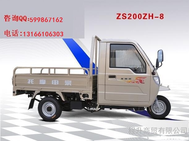 供應(yīng)宗申ZS200ZH-8車(chē)頭封閉三輪摩托車(chē)