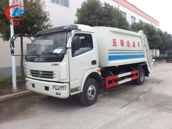 供應(yīng)后掛桶式壓縮式垃圾車(chē) 東風(fēng)國(guó)四新型垃圾車(chē)