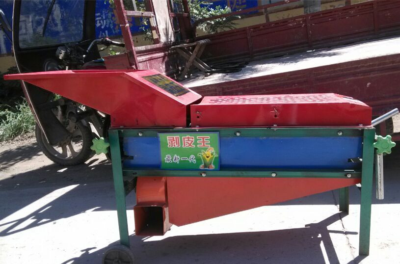 供應山西玉米剝皮機 新型帶風機的玉米扒皮機