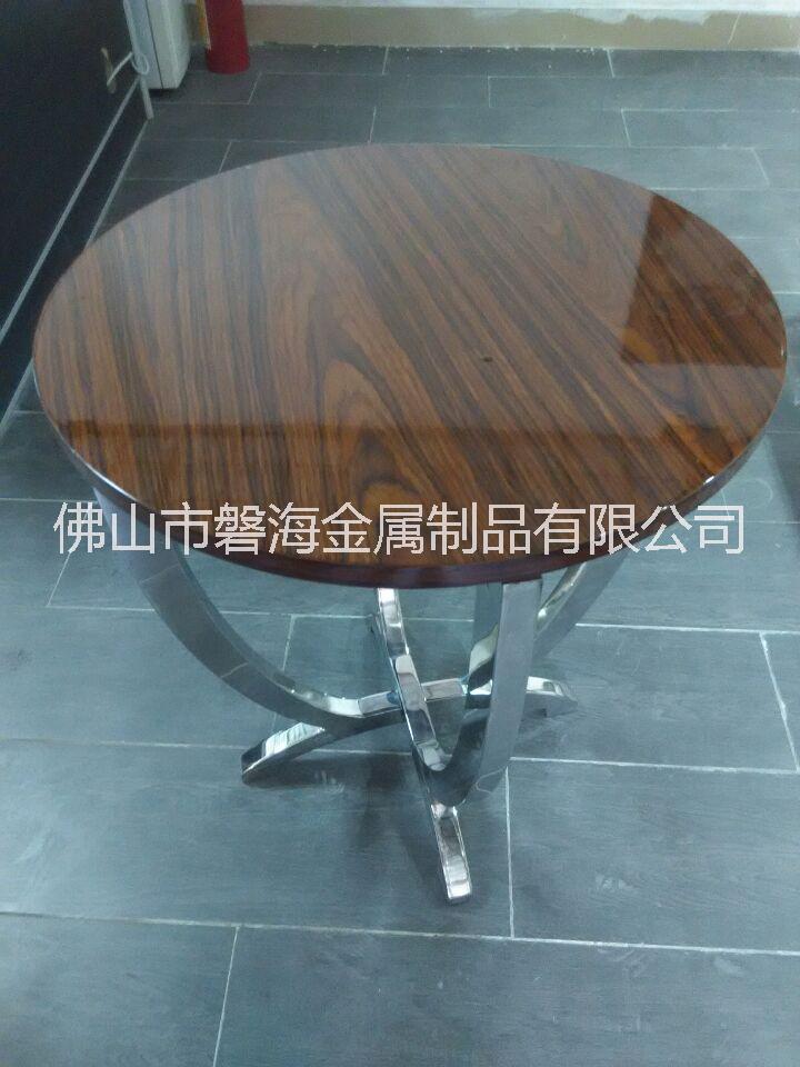 供應(yīng)用于客廳的不銹鋼茶幾012