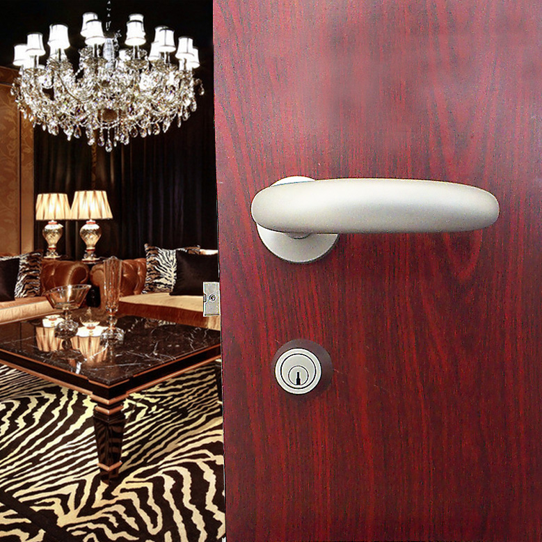 供應(yīng)黃銅鑄造實(shí)心把手簡(jiǎn)約大方型室內(nèi)鎖 日本原裝BEST品牌229-VE型室內(nèi)靜音執(zhí)手鎖