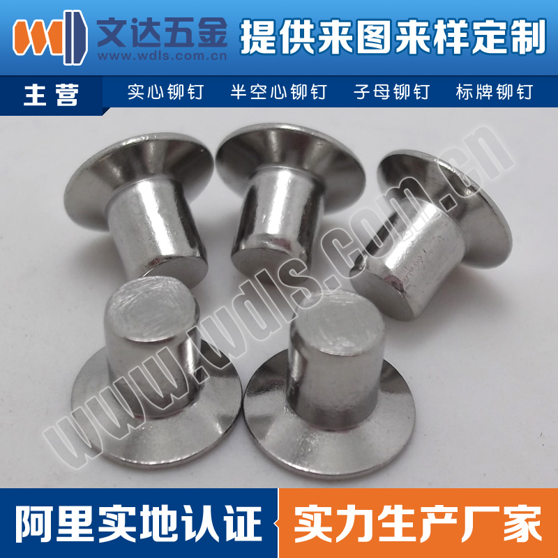 供應(yīng)沉頭半空心紫銅鉚釘 沉頭紫銅鉚釘 半空心紫銅鉚釘 T2紫銅柳釘