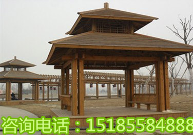 供應(yīng)用于生產(chǎn)廠家|建造廠家的木涼亭木棧道戶外木地板